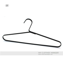 Metal Wide Board Clothes Top Hangers Black Adult Coat Hangers